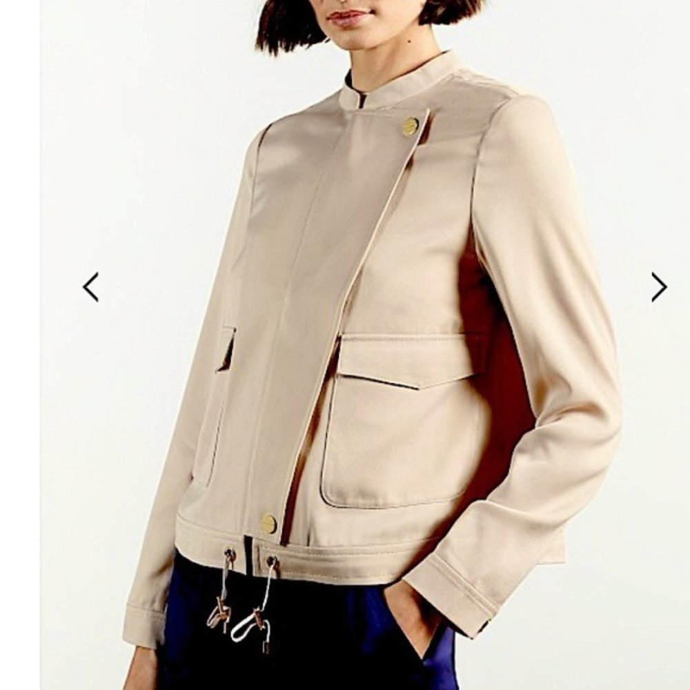 Ted Baker London FARICA Satin utility jacket, US size 4